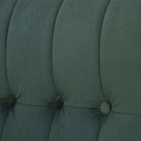 Schommelstoel Soltilla - Fluweel walnuss/Groen
