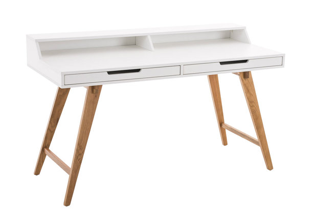 Bureau Oaten Wit,140 cm