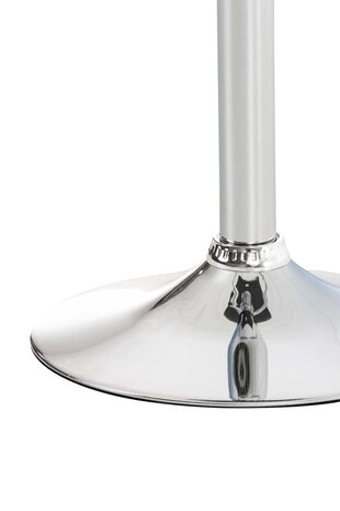 Set van 2 barkrukken Heovor stof Zwart,Chroom