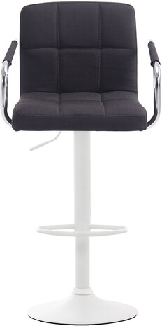 Barkruk Leca V2 Stof Zwart,Wit