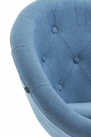 Barkruk Lindin V2 Stof Blauww,zwart