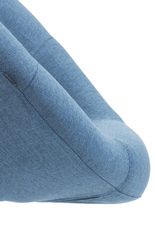 Barkruk Lindin V2 Stof Blauww,zwart