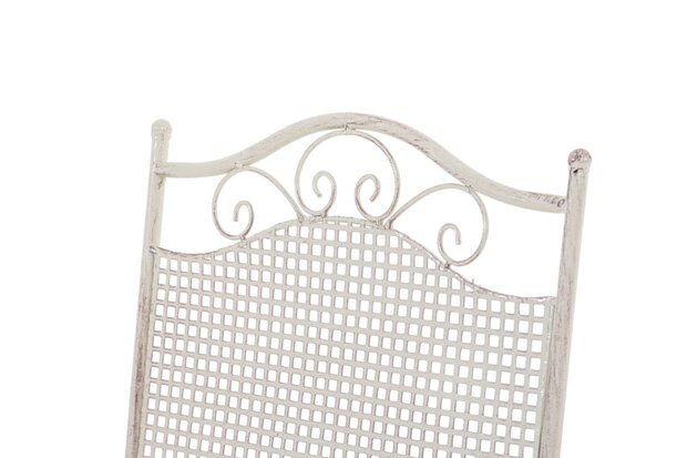Set van 2 opvouwbare tuinstoelen Karin antiek/Creme