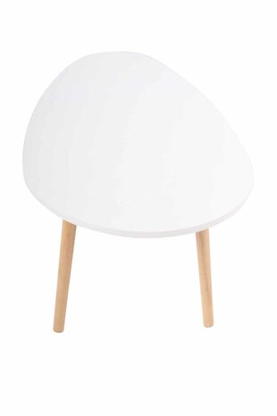 Bijzettafel Hirneng wit,120 cm, Wit