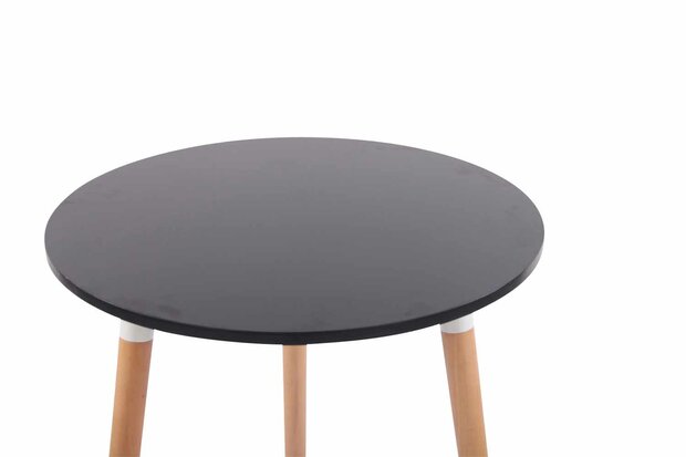 Tafel Emilaa zwart,natura, Zwart