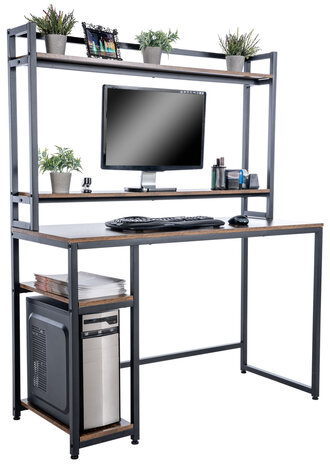 Bureau Bellengs zwart/bruin, Bruin