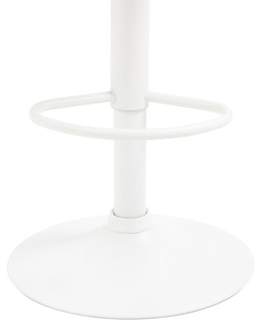 Barkruk Brigi fluweel Blauww,wit
