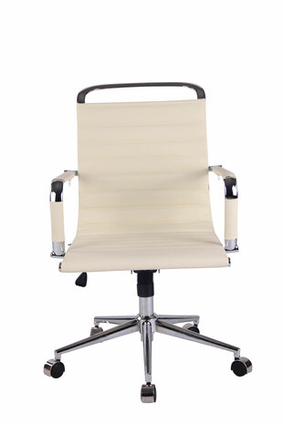 Bureaustoel Bortan Creme,Kunstleer