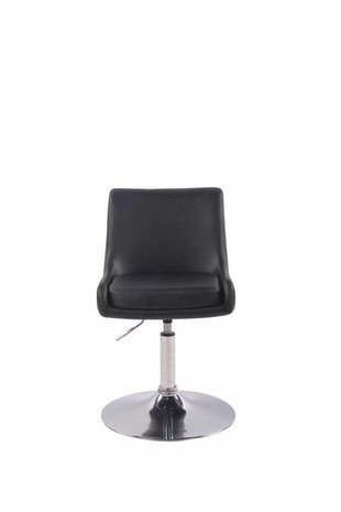 Lounger Cleb kunstleer zwart, Zwart