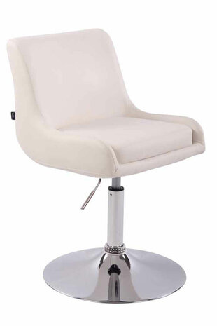 Lounger Cleb kunstleer wit, Wit