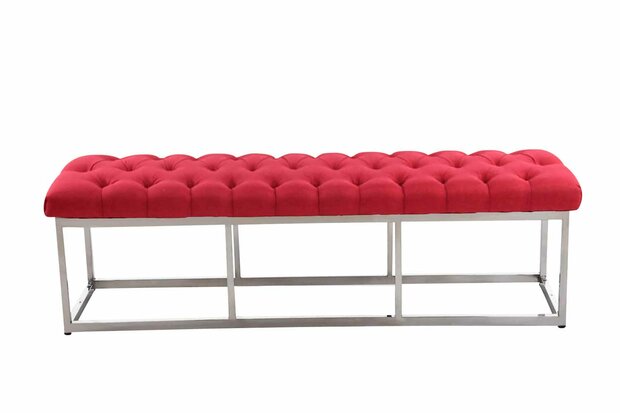 Bank Uman E stof rood,150 cm, Rood