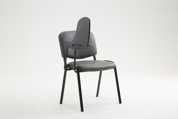Bezoekersstoel Kin Kunstleer grijs, Grijs