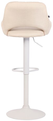 Barkruk Melit stof Creme,wit