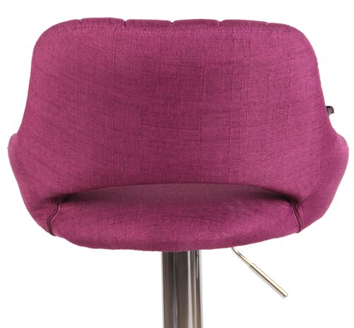 Barkruk Melit stof purper,chroom, Paars
