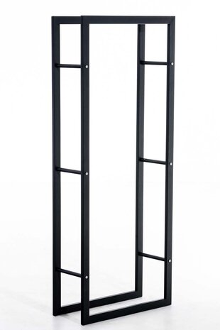 Brandhoutrek Kire V3 zwart 25x60x150 cm, Zwart