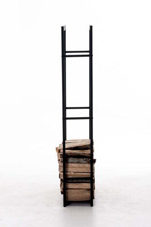 Brandhoutrek Kire V3 zwart 25x60x150 cm, Zwart