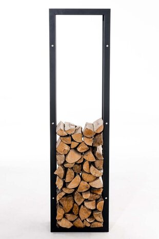 Brandhoutrek Kire V3 zwart 25x40x150 cm, Zwart