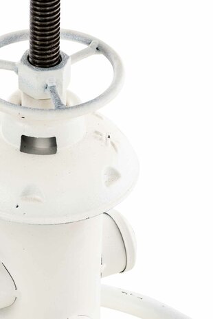 Barkruk Branu antiek/wit, Wit
