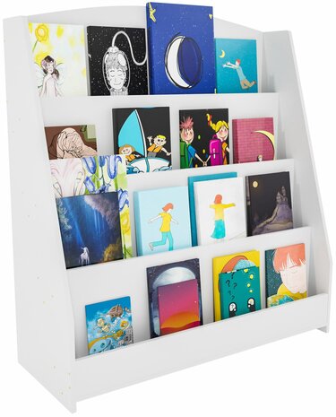 Boekenkast Malfe 80 cm, Wit