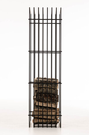 Brandhoutrek Erveng wandrek 40x50x150 cm, Zwart