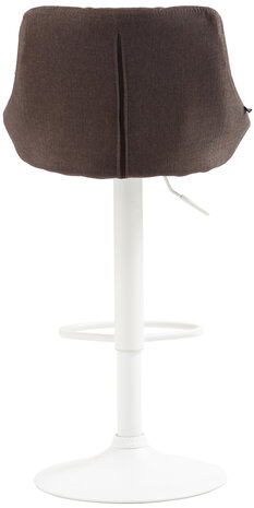 Barkruk Lozia Stof Taupe,wit