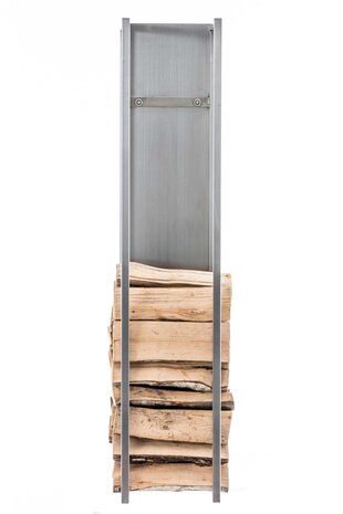 Brandhoutrek Spirk roestvrij staal,140 cm, 