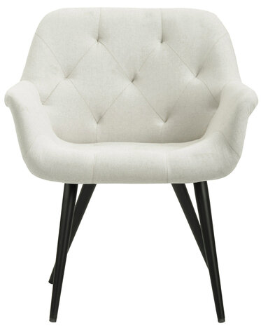 Eetkamerstoel Longfard beige,Stof, 