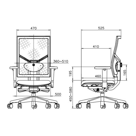 Workliving Npr1813 Zuidas Mesh - Bureaustoel Ergonomisch Design Arbo Default Title