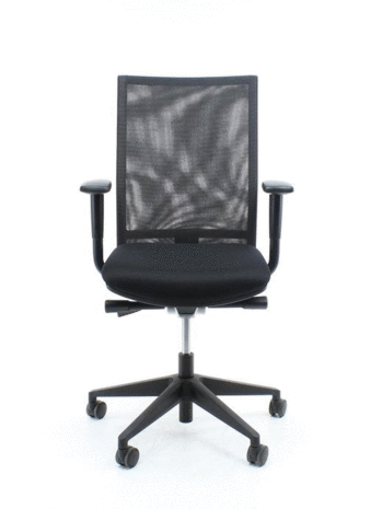 Workliving Jaarbeurs Mesh Zwart - Bureaustoel Ergonomisch Design (N)En 1335 Default Title
