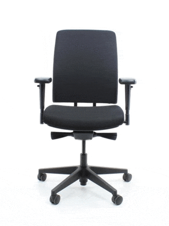 Workliving Jaarbeurs Comfort Zwart - Bureaustoel Ergonomisch Design (N)En 1335 Default Title