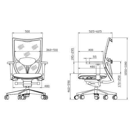 Workliving Npr1813 Arena - Bureaustoel Ergonomisch Design Arbo Default Title