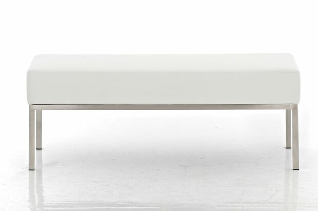 Driezitsbank Limigi 120x40 wit, Wit
