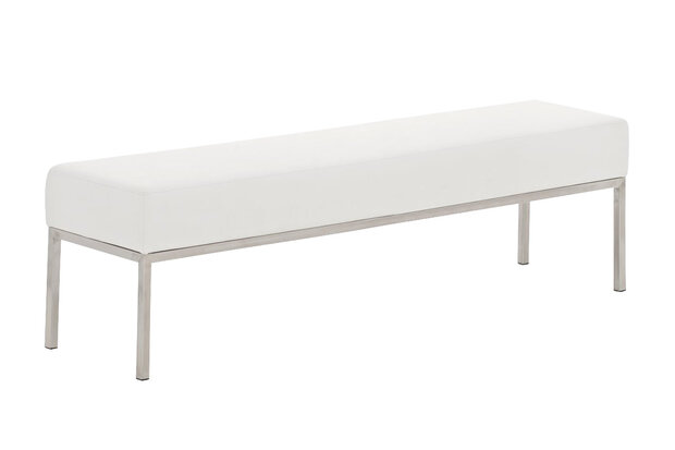 Vierzitsbank Limigi 160x40 wit, Wit