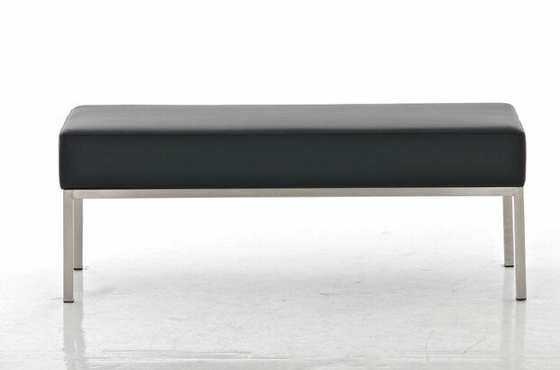 Driezitsbank Limigi 120x40 zwart, Zwart