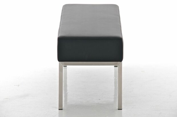 Driezitsbank Limigi 120x40 zwart, Zwart