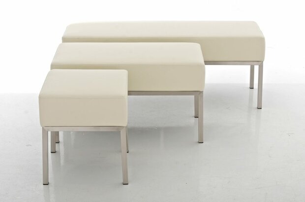 Driezitsbank Limigi 120x40 Creme