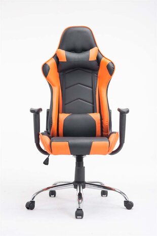 Bureaustoel Meracli zwart/oranje, Zwart