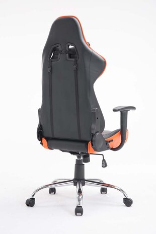 Bureaustoel Meracli zwart/oranje, Zwart