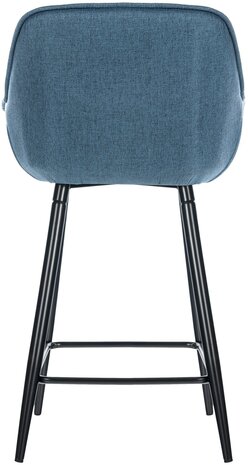 Set van 2 barkrukken Gobsin Blauww,Stof