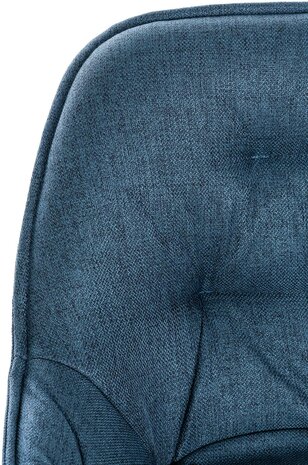 Set van 2 barkrukken Gobsin Blauww,Stof
