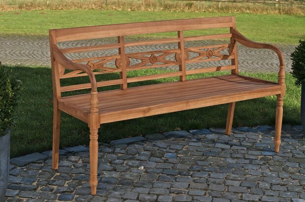 Bank Miralind V2 teak,150 cm, 