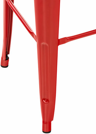 Set van 2 barkrukken Mosan rood, Rood