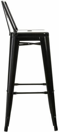 Set van 2 barkrukken Mosan zwart, Zwart