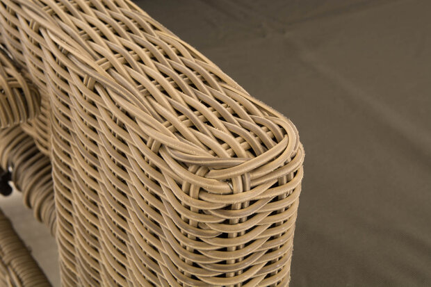 Wicker Loungebank Incini 5mm natura,antraciet, 