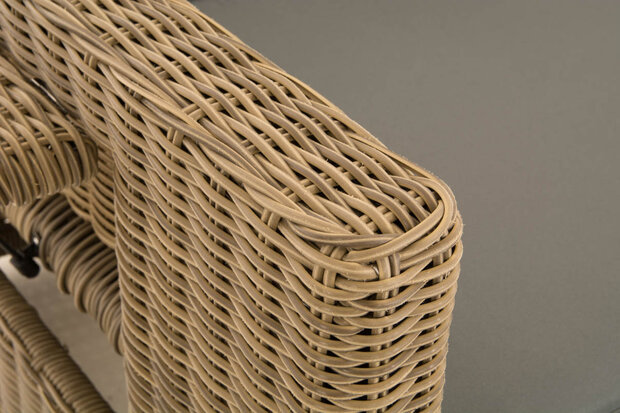 Wicker Loungebank Incini 5mm natura,ijzerachtig grijs, 