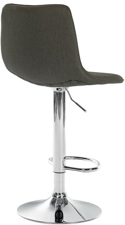 Lix Barkruk - Stof Taupe,chroom