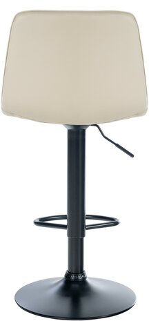 Lix Barkruk - Kunstleer Creme,zwart