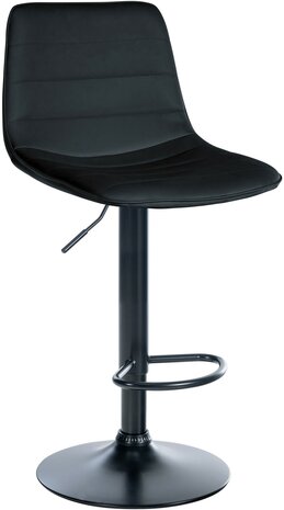 Lix Barkruk - Kunstleer zwart,zwart, Zwart
