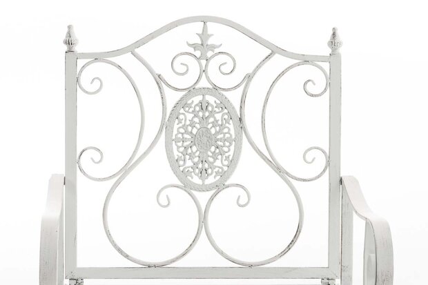 Tuinstoel Panjub antiek/wit, Wit