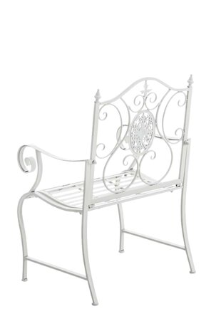 Set van 2 Tuinstoel Panjub met armleuningen wit, Wit